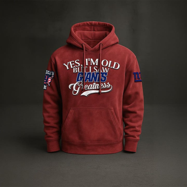 NFL x NYG Retro Style Hoodie V1 NAK