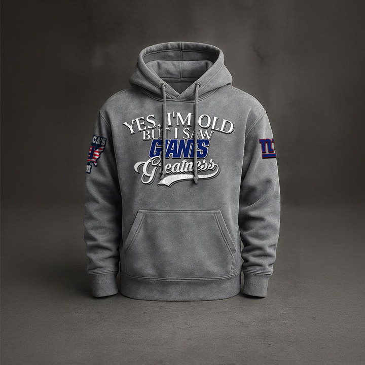 NFL x NYG Retro Style Hoodie V1 NAK