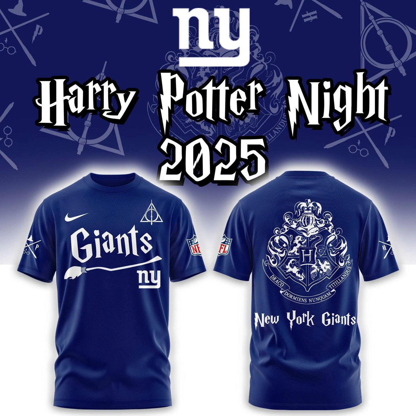 NFL x NYG x Harry Potter 3D Shirt HLP 251025