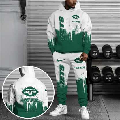 NFL x NYJ Combo Hoodie And Sweatpants V1 NAK NHT