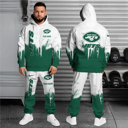 NFL x NYJ Combo Hoodie And Sweatpants V1 NAK NHT