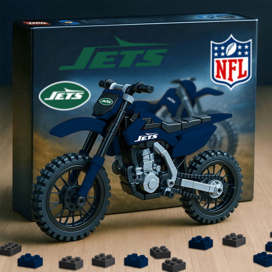 NFL x NYJ Motorcycle Building Block Set V1 NAK NHM