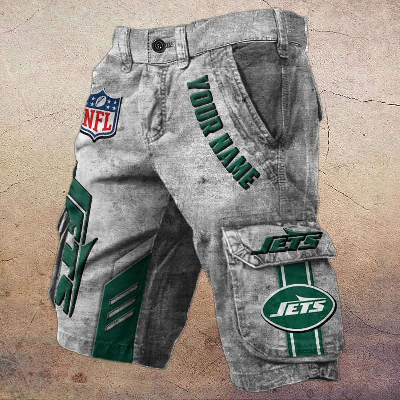 NFL x NYJ Personalized Cargo Shorts V1 NAK