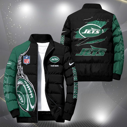 NFL x NYJ Personalized Puffer Jacket HLP