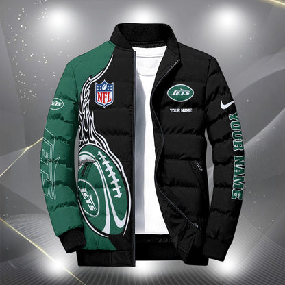 NFL x NYJ Personalized Puffer Jacket HLP