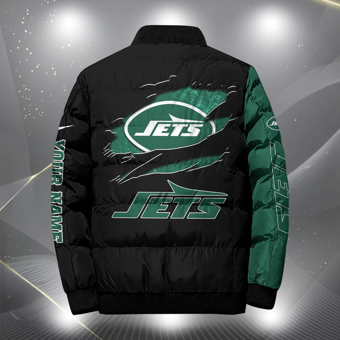 NFL x NYJ Personalized Puffer Jacket HLP