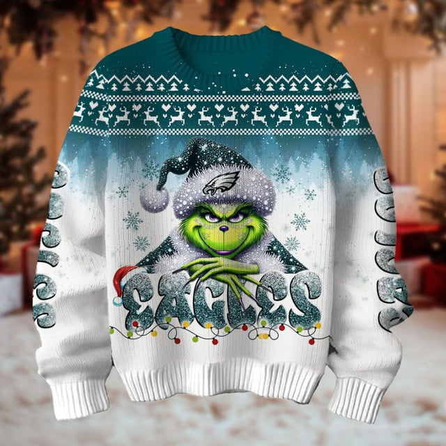 NFL x PE Merry Grinchmas Football Sweater V1 NAK