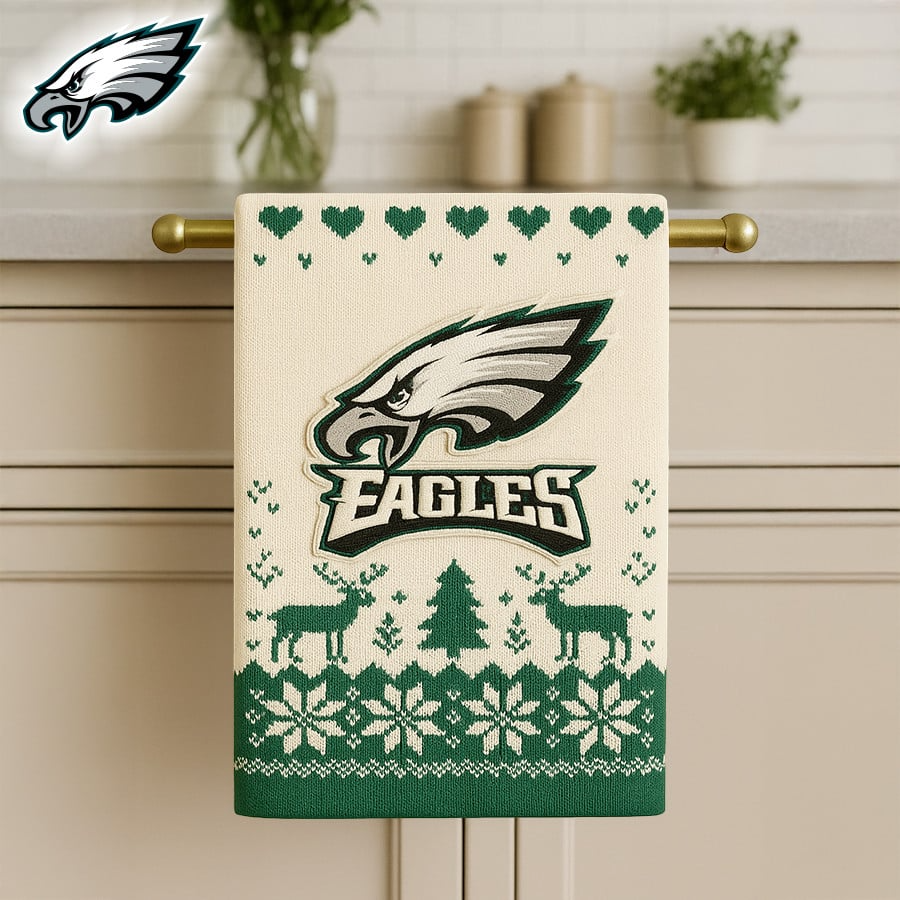 NFL x PE Premium NFL Christmas Kitchen Towel V1 NAK