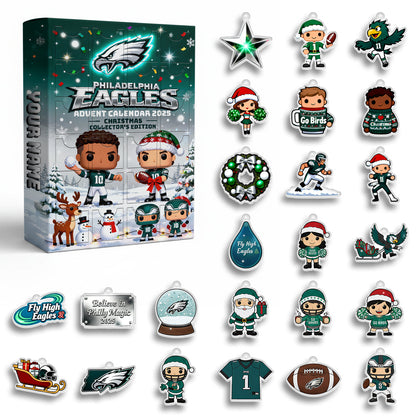 NFL x PHI 2025 Christmas Personalized Advent Calendar HLP HLPHUONG
