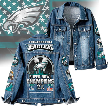 NFL x PHI Champions  Denim Jacket HLP