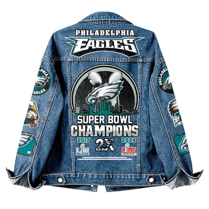 NFL x PHI Champions  Denim Jacket HLP