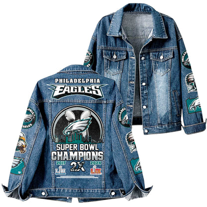 NFL x PHI Champions  Denim Jacket HLP