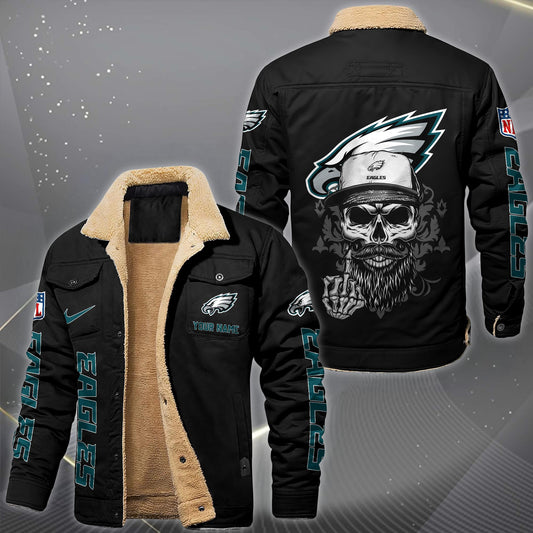 NFL x PHI Fleece Lined Cargo Jacket HLP