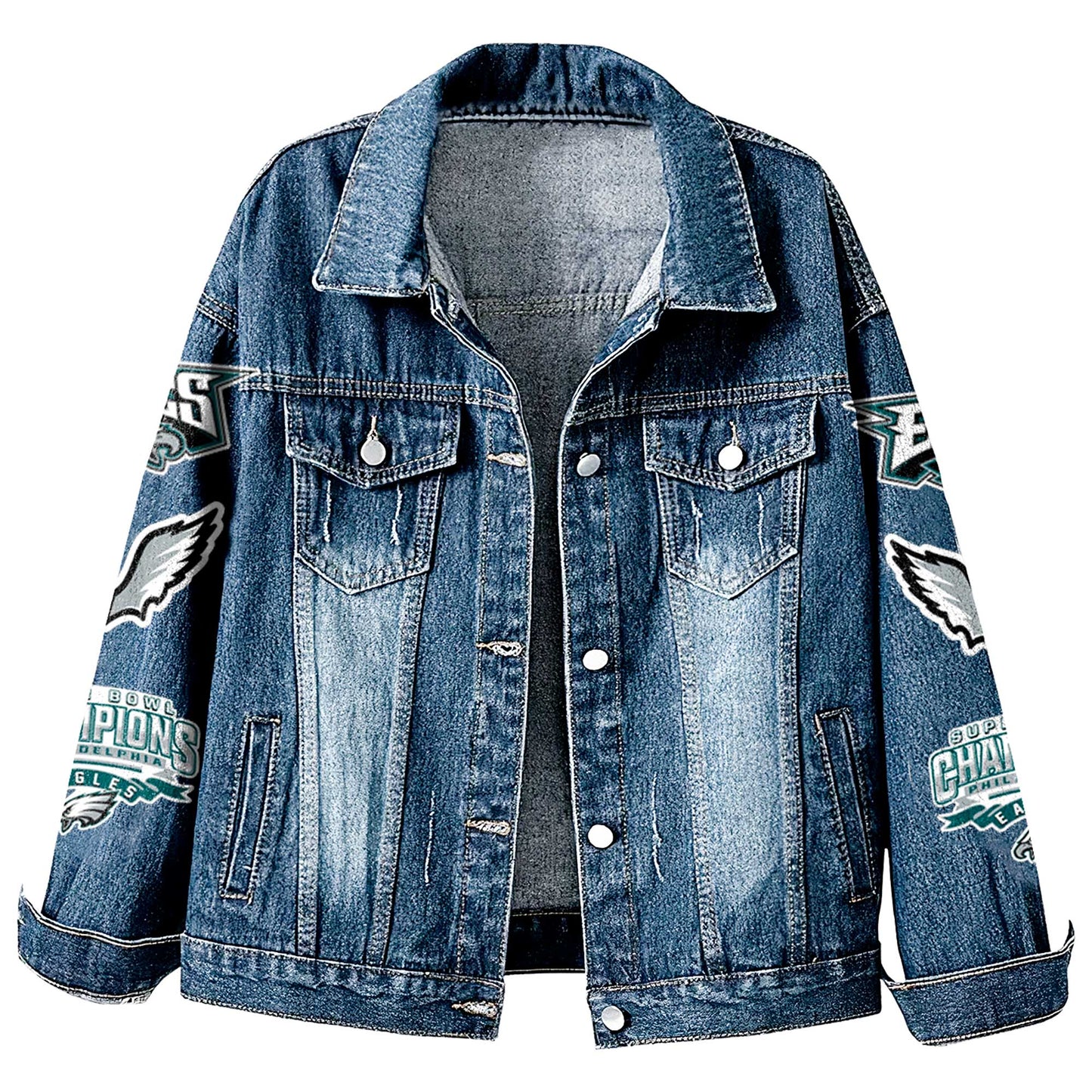 NFL x PHI Fly Eagles Fly Denim Jacket HLP