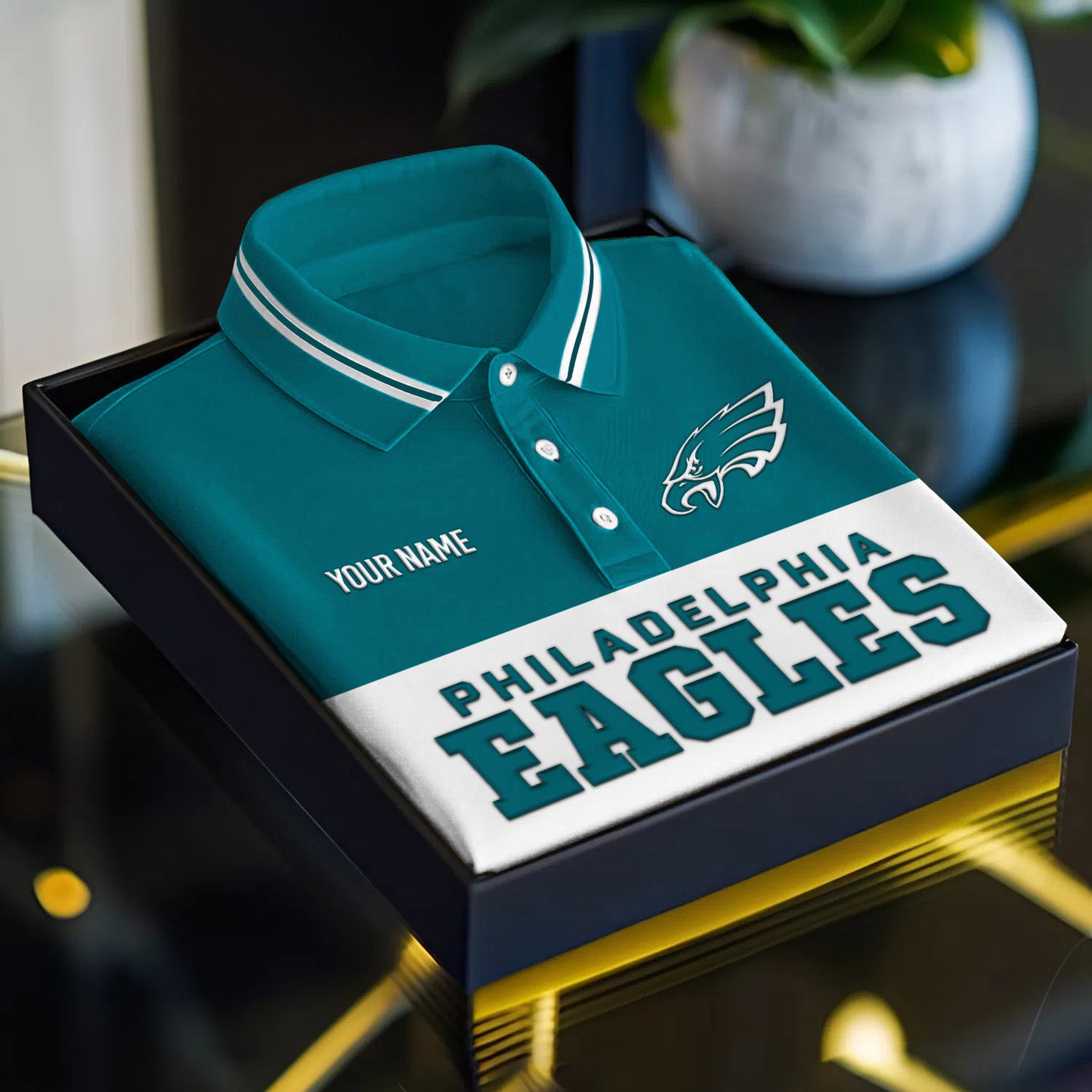 NFL x PHI Full Team 3D Printed Classic Polo Shirt V1 NAK NHM