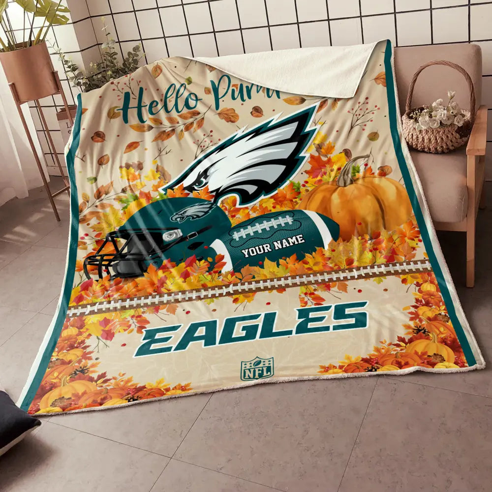 NFL x PHI Hello Pumpkin Quilt HLP HLPHUONG