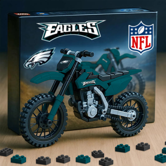 NFL x PHI Motorcycle Building Block Set V1 NAK NHM