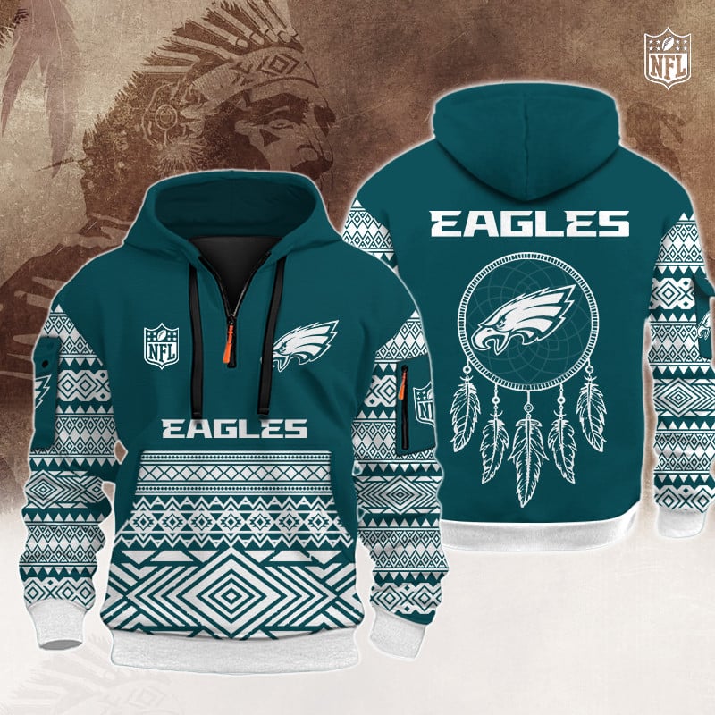 NFL x PHI Native Half-zip Hoodie HLP