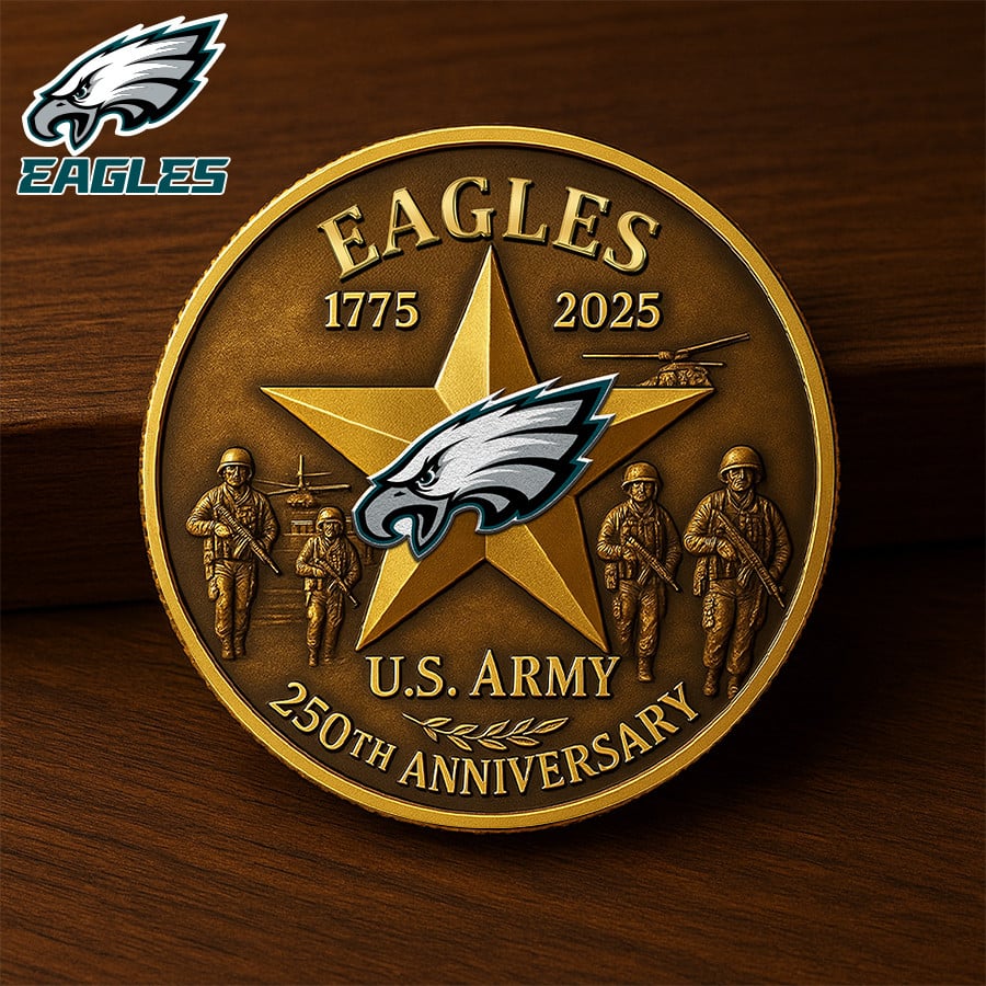 NFL X PHI Premium U.S Army Anniversary Coin HLP