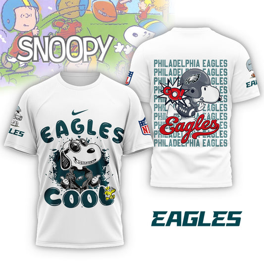NFL x PHI Snoopy Cool 3D Shirt HLP 271025