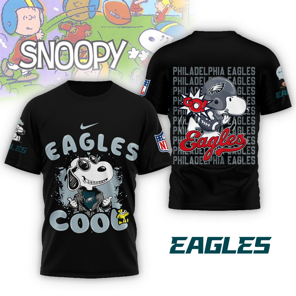NFL x PHI Snoopy Cool 3D Shirt HLP 271025
