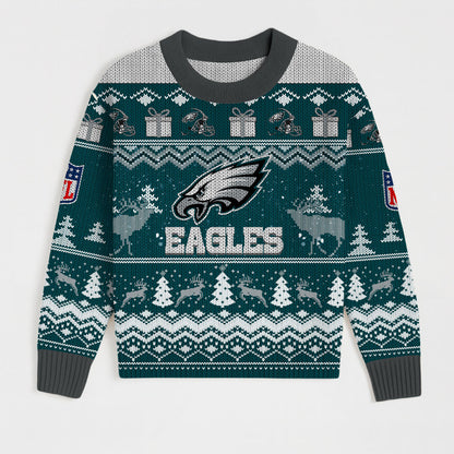 NFL x PHI Touchdown Holiday Sweatshirt & Shorts Set HLP 251025