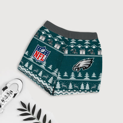 NFL x PHI Touchdown Holiday Sweatshirt & Shorts Set HLP 251025