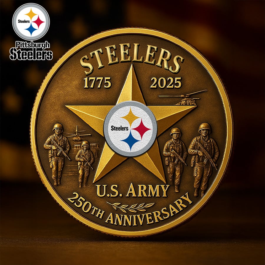 NFL X PIT Premium U.S Army Anniversary Coin HLP
