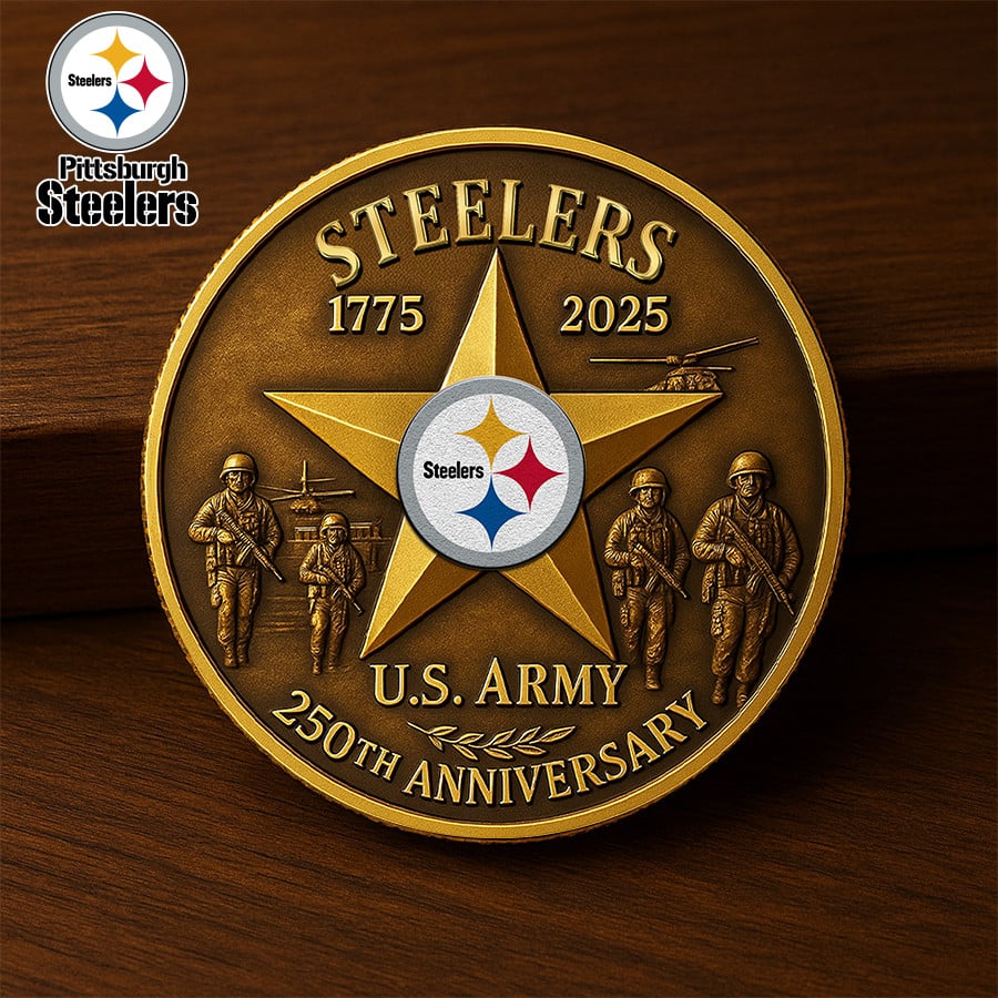 NFL X PIT Premium U.S Army Anniversary Coin HLP