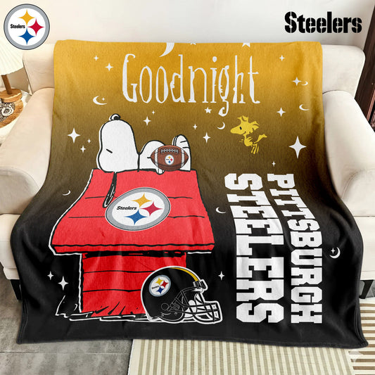 NFL x PIT Snoopy Fan Blanket HLP 271025