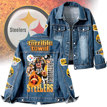 NFL x PIT The Terrible Towel Denim Jacket HLP