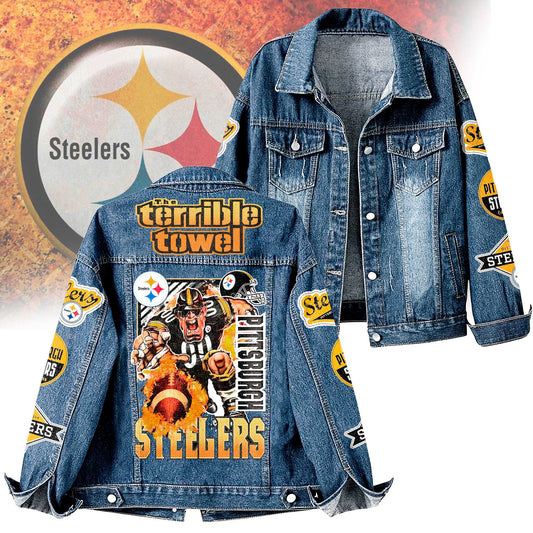 NFL x PIT The Terrible Towel Denim Jacket HLP