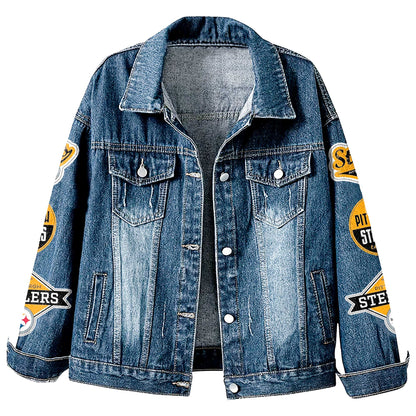 NFL x PIT The Terrible Towel Denim Jacket HLP