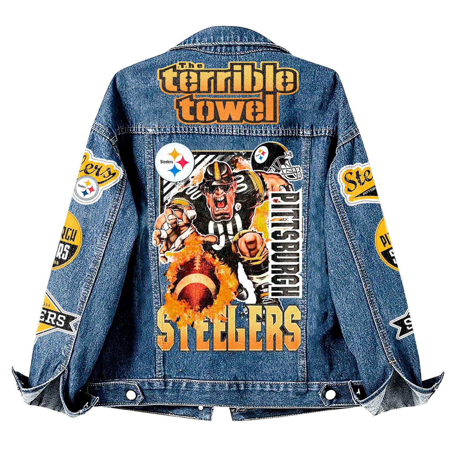 NFL x PIT The Terrible Towel Denim Jacket HLP