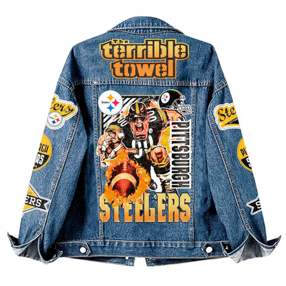 NFL x PIT The Terrible Towel Denim Jacket HLP