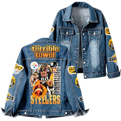 NFL x PIT The Terrible Towel Denim Jacket HLP