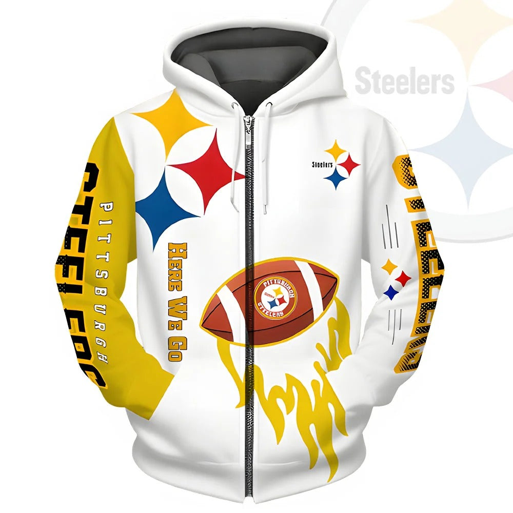 NFL x PIT V2 Zip Hoodie HLP