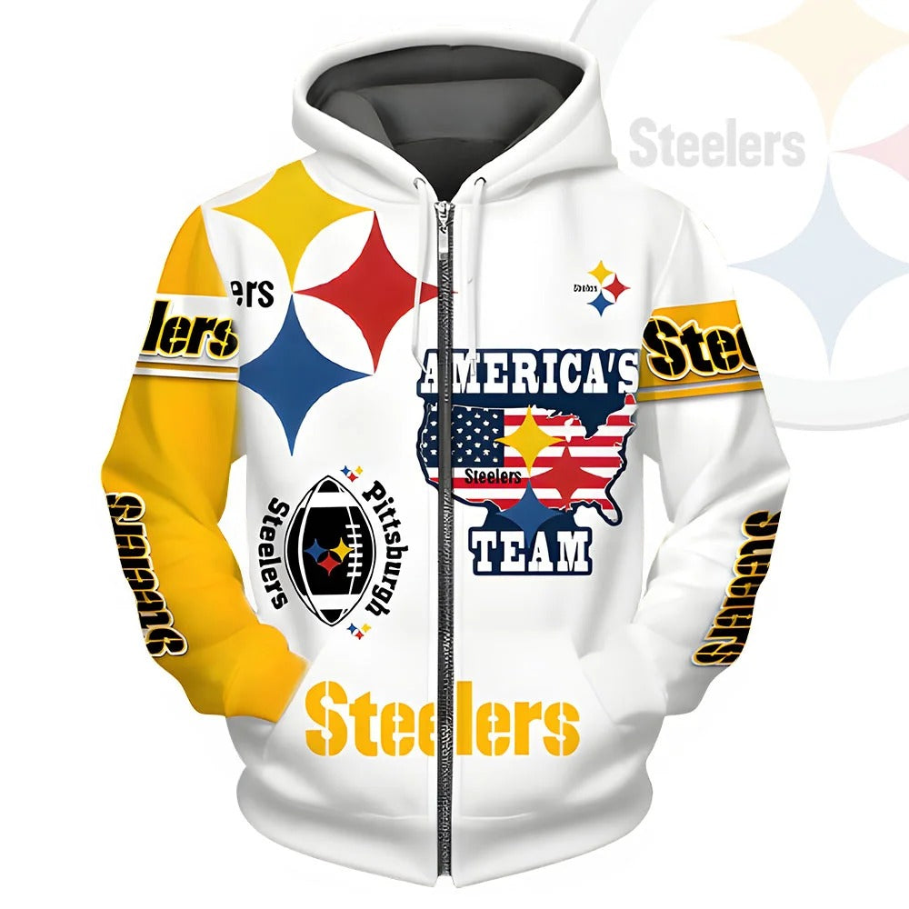 NFL x PIT V3 Zip Hoodie HLP
