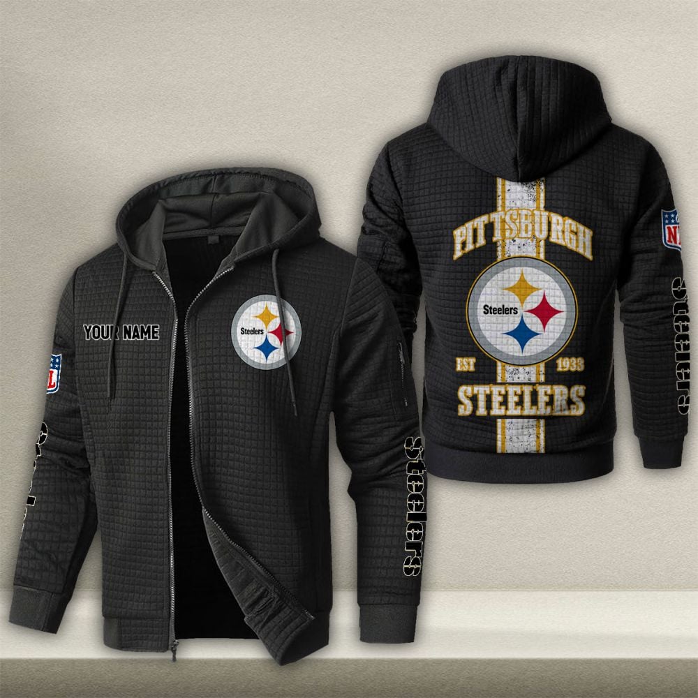NFL x PIT Waffle Zip Hoodie HLP