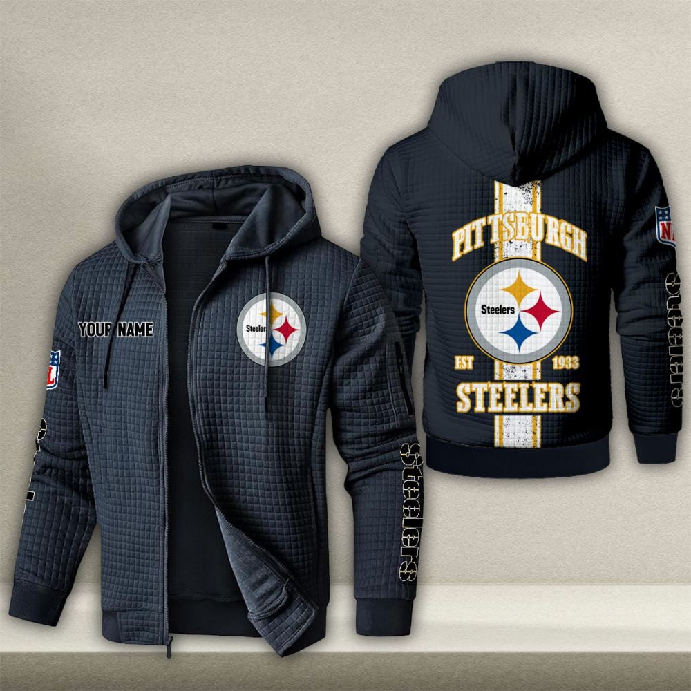 NFL x PIT Waffle Zip Hoodie HLP