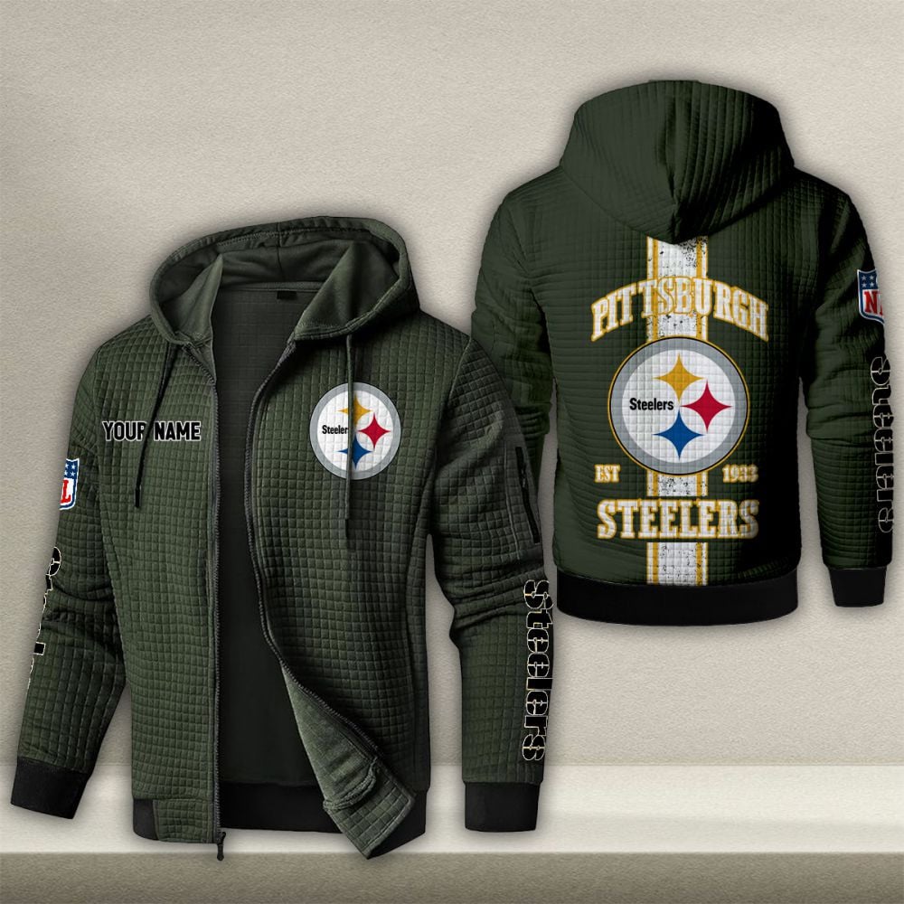 NFL x PIT Waffle Zip Hoodie HLP