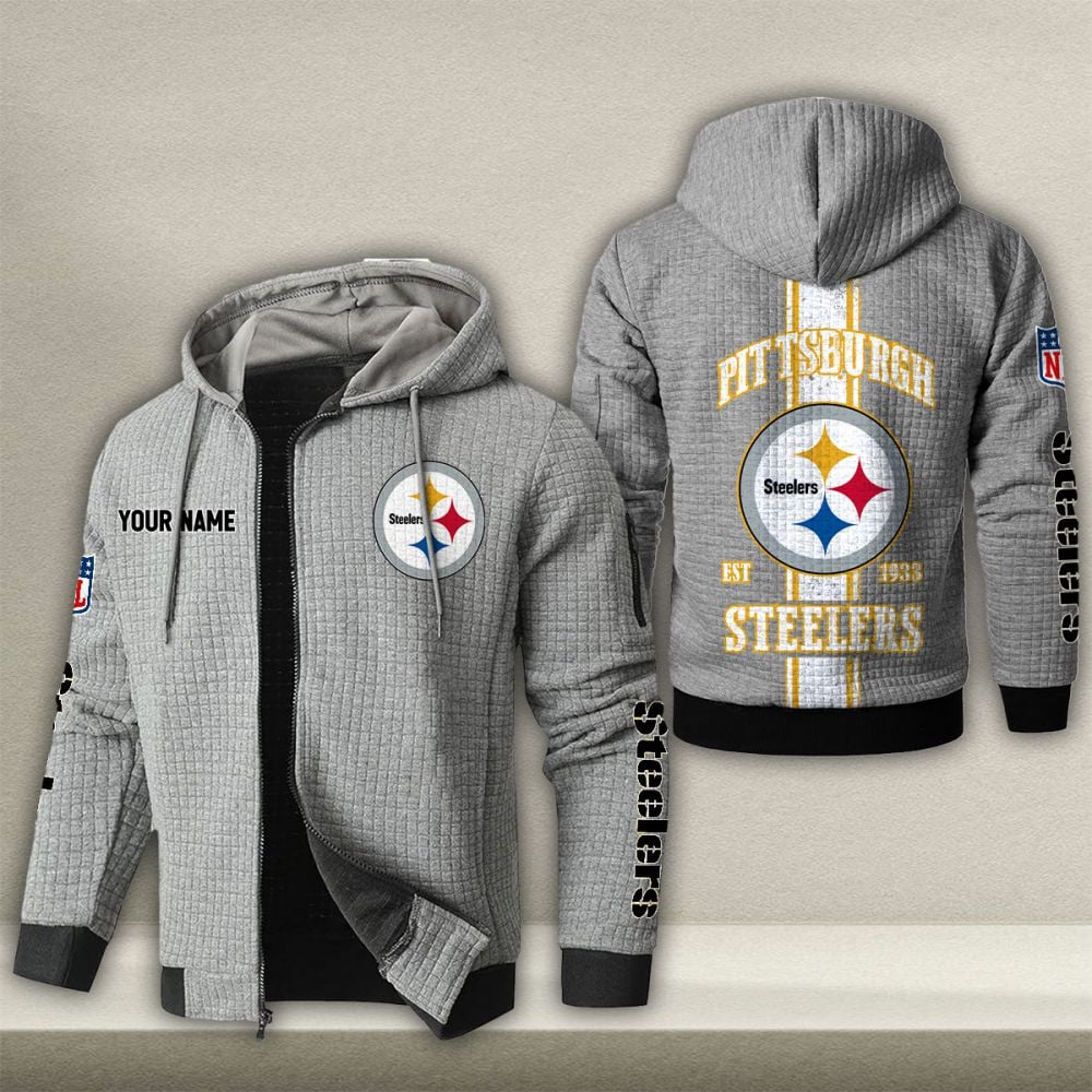 NFL x PIT Waffle Zip Hoodie HLP