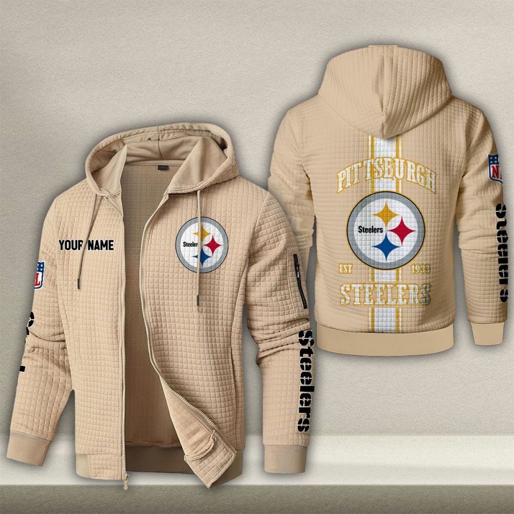 NFL x PIT Waffle Zip Hoodie HLP
