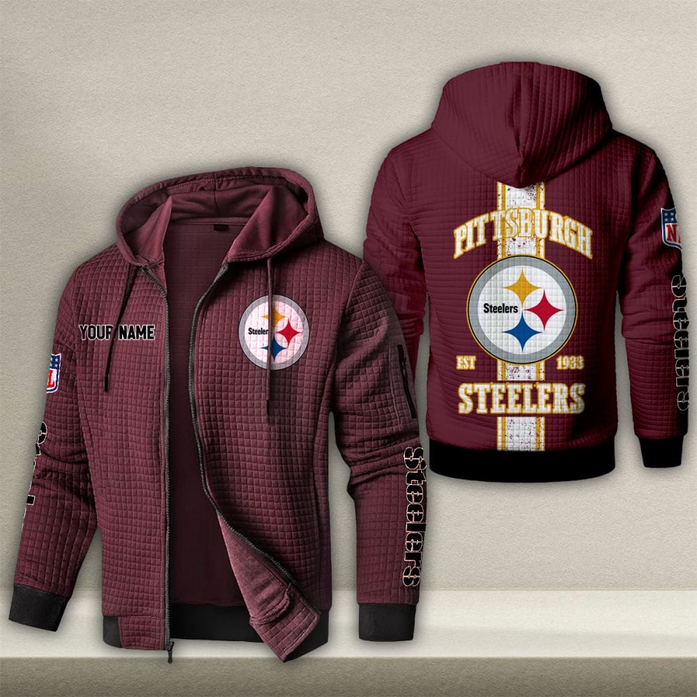 NFL x PIT Waffle Zip Hoodie HLP