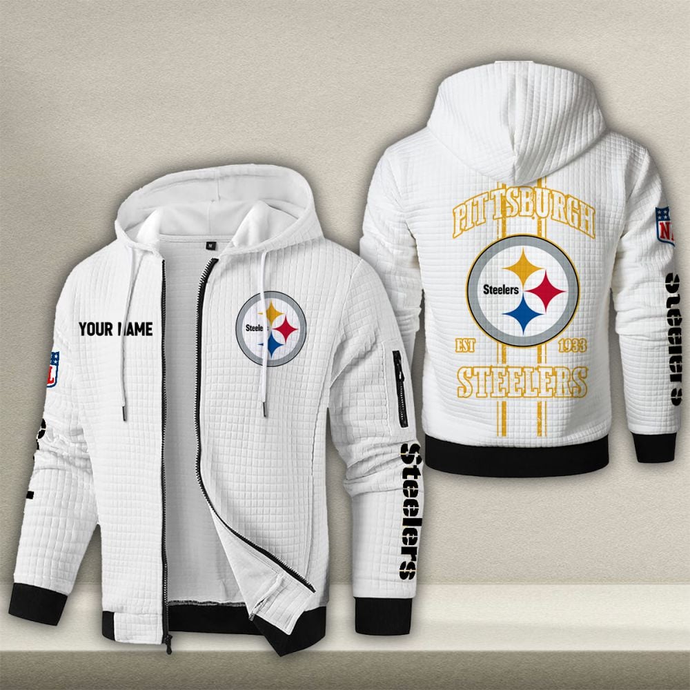 NFL x PIT Waffle Zip Hoodie HLP