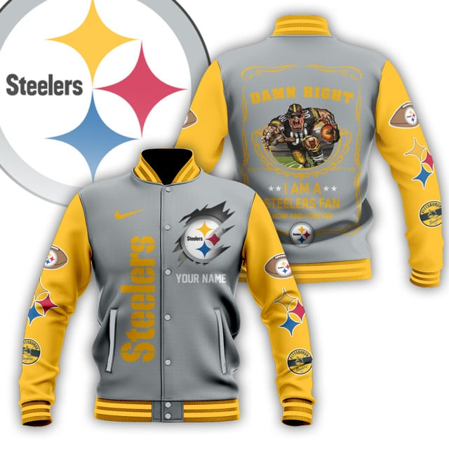 NFL x PS Personalized Custom Baseball Jacket V1 NAK