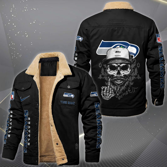 NFL x SEA Fleece Lined Cargo Jacket HLP