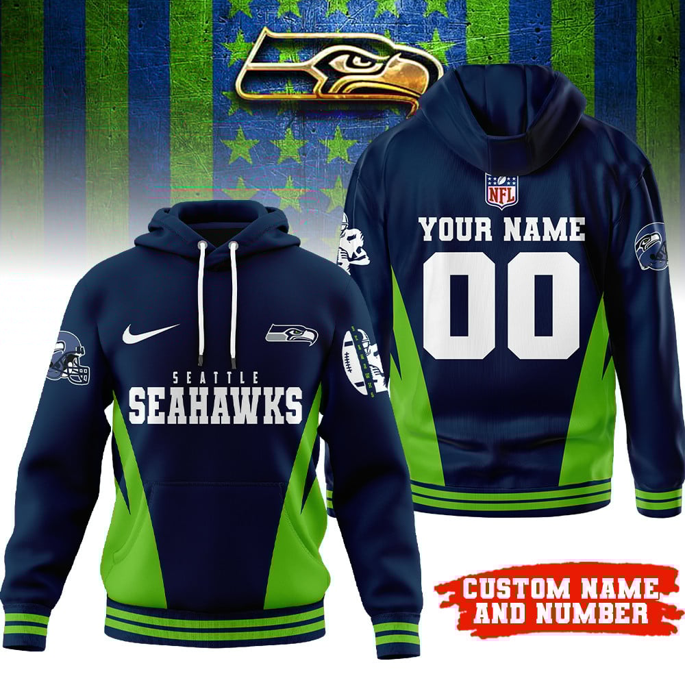 NFL x SEA Personalized Hoodie HLP