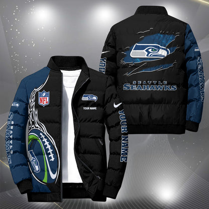 NFL x SEA Personalized Puffer Jacket HLP