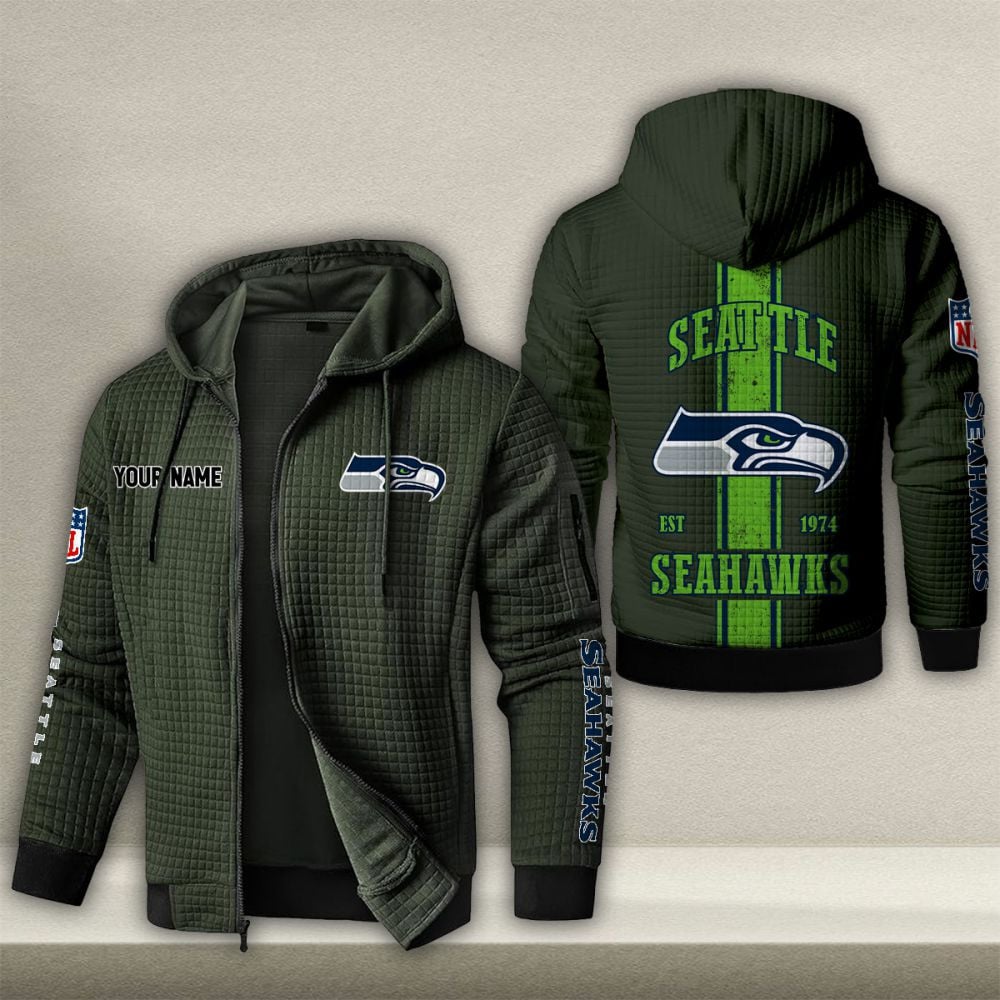 NFL x SEA Waffle Zip Hoodie HLP